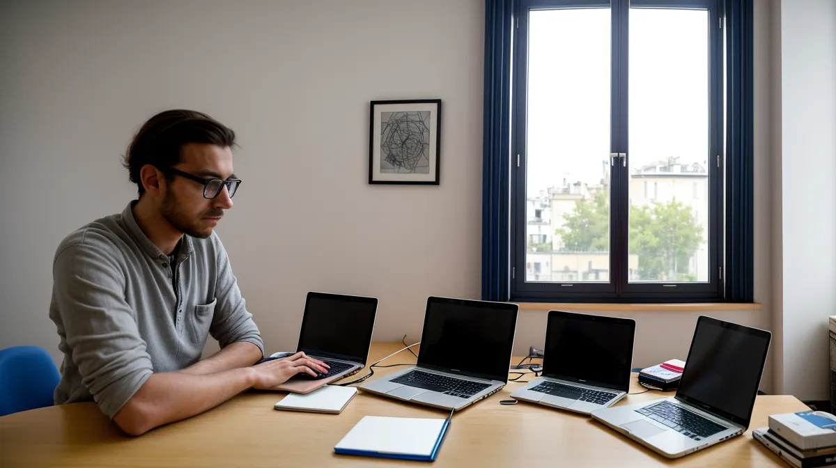 Apprendre à sécuriser un réseau avec une formation Cisco : écran de configuration réseau pour une reconversion IT