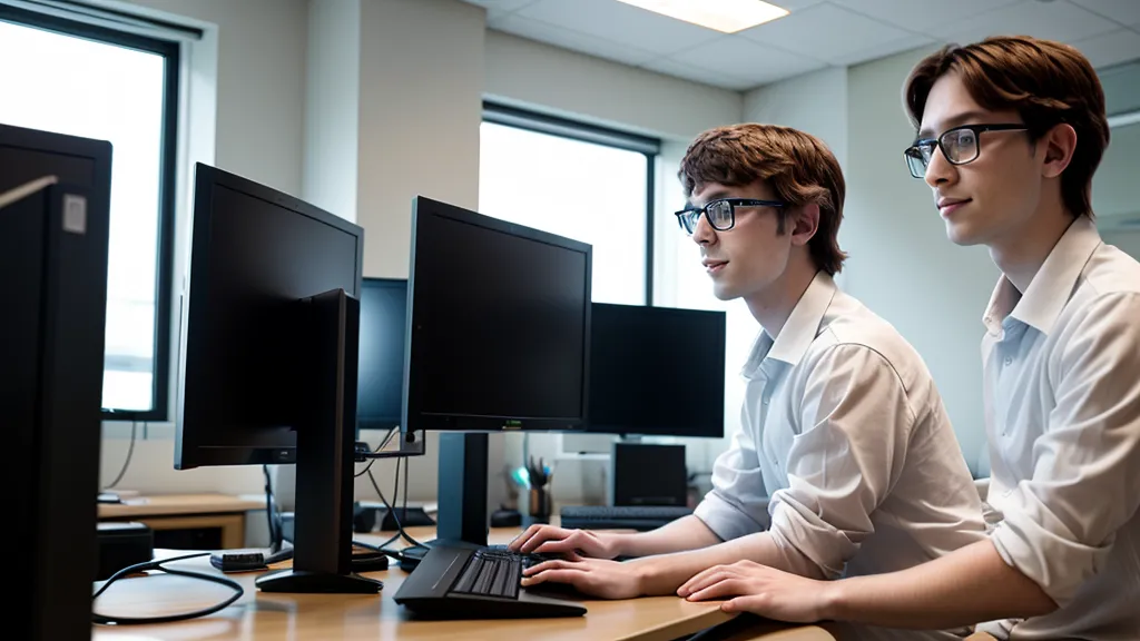 Technicien support satisfait après le succès de son script d'automatisation