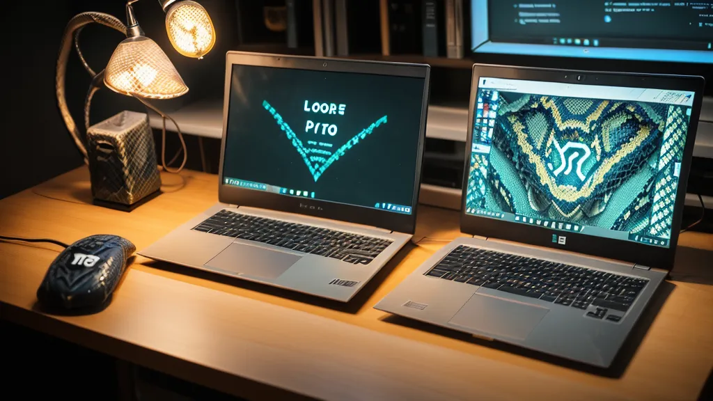 Code Python et schéma du modèle OSI sur un bureau de technicien