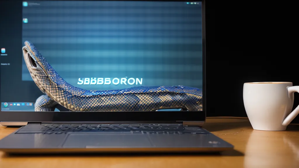 Code Python affiché sur un écran montrant une commande de ping réseau.