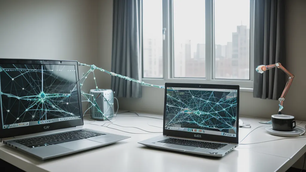 Écran affichant une simulation réseau avec routeurs et switchs, exercice pratique d'une formation Cisco