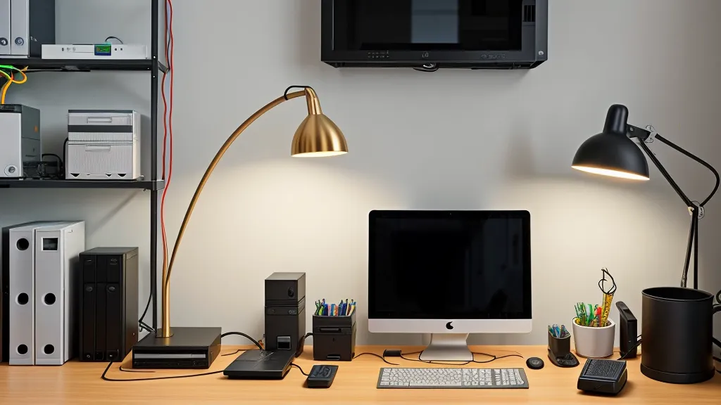 Espace de travail avec manuel réseau et café, révision d'une formation Cisco sur le calcul de sous-réseau